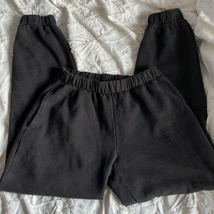 brandy john galt black sweatpants